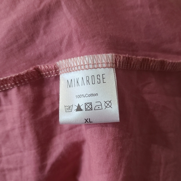 Mikarose Pink Dress w. Puffed sleeves NWOT - Picture 11 of 13